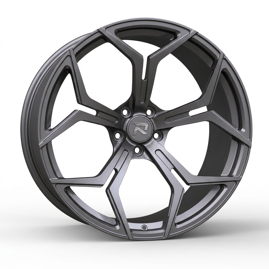 RZR CLXXV forged wheel — Satin Titanium Grey