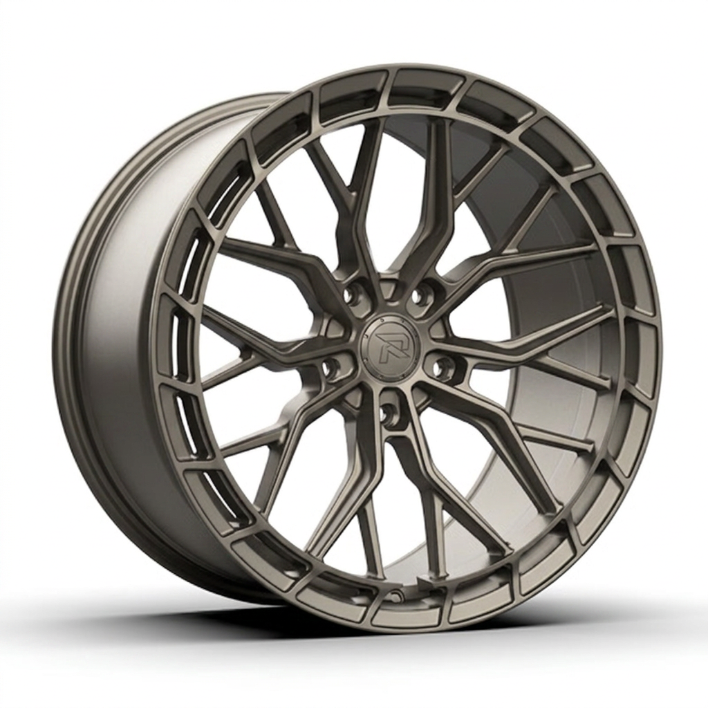 RZR CXXVI forged wheel — Satin Titanium Grey