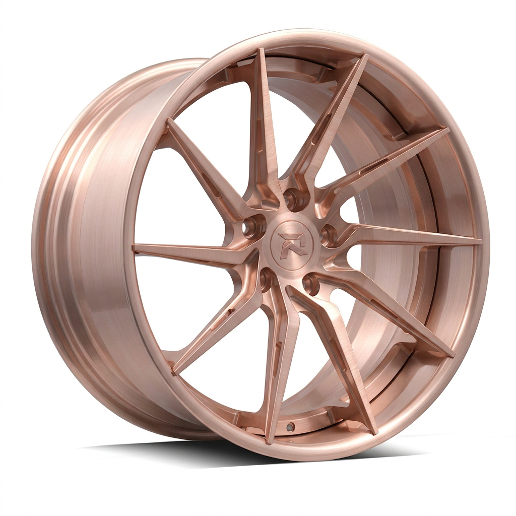 RZR XCIV forged wheel — Brushed Rose Gold