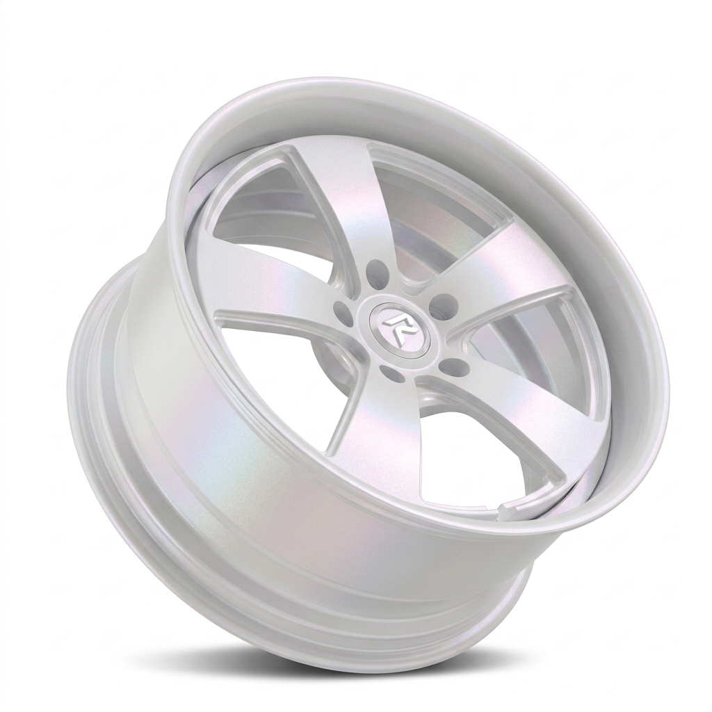 RZR LXVII forged wheel — Satin White Pearl