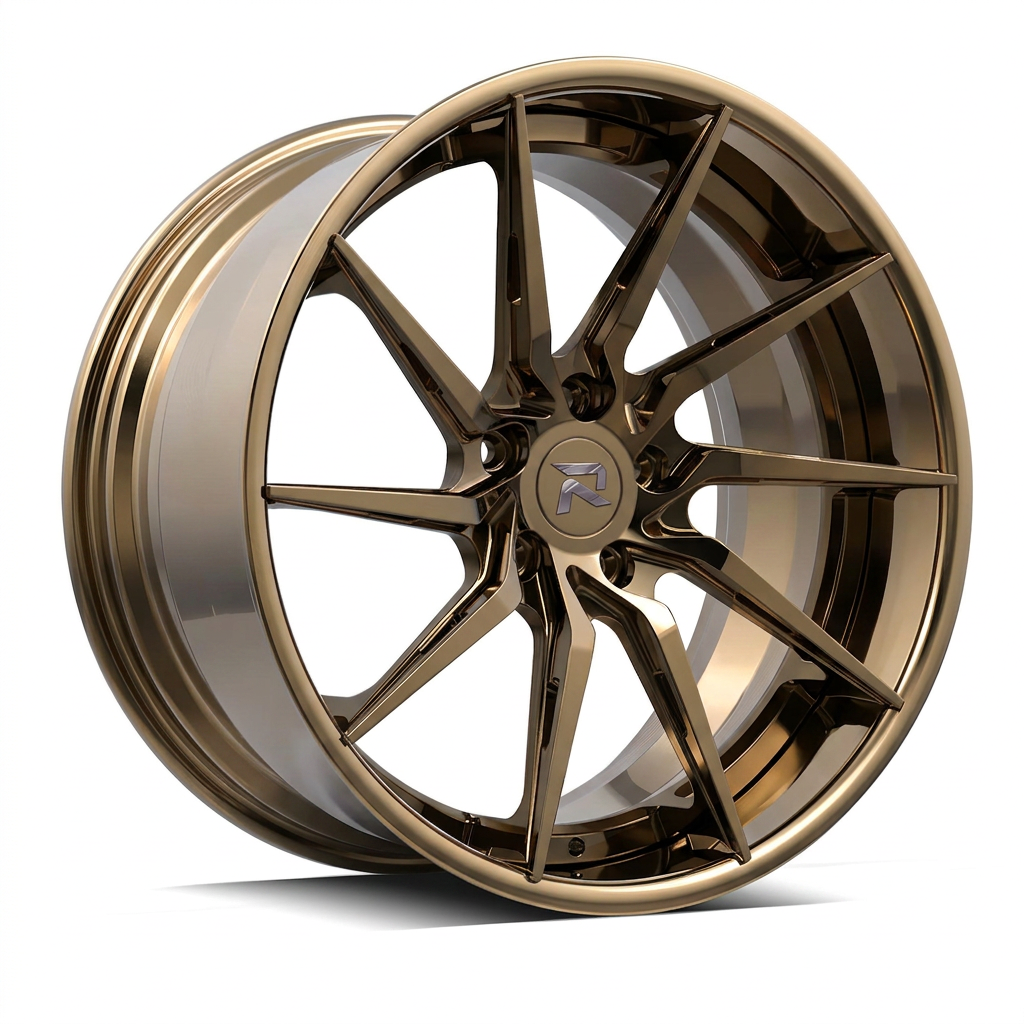 RZR XCIV forged wheel — Tinted Bronze Chrome