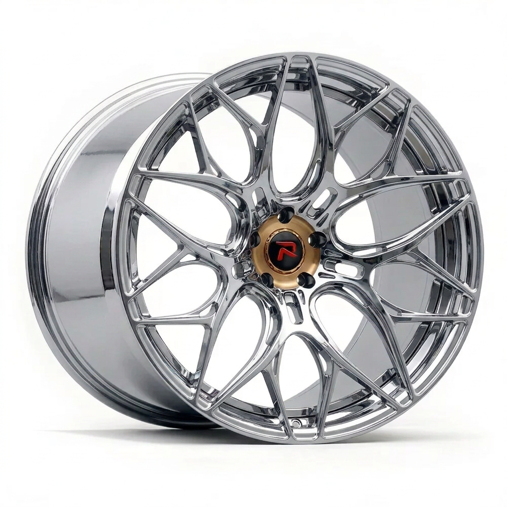 RZR LIV forged wheel — Full Polished Chrome