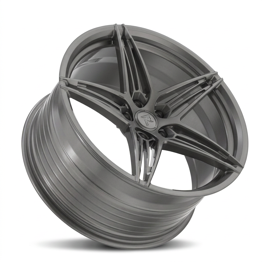 RZR LXXX forged wheel — Satin Gunmetal