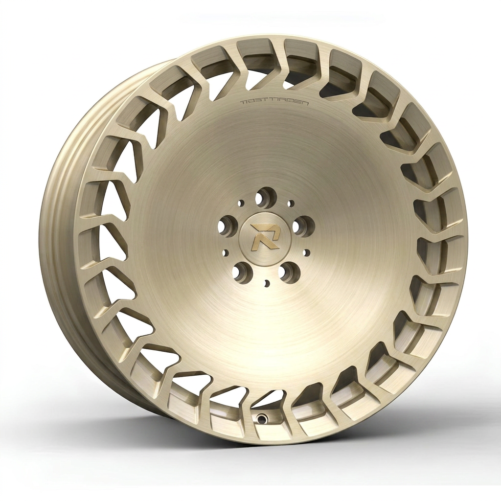 RZR CCIII forged wheel — Brushed Champagne Gold