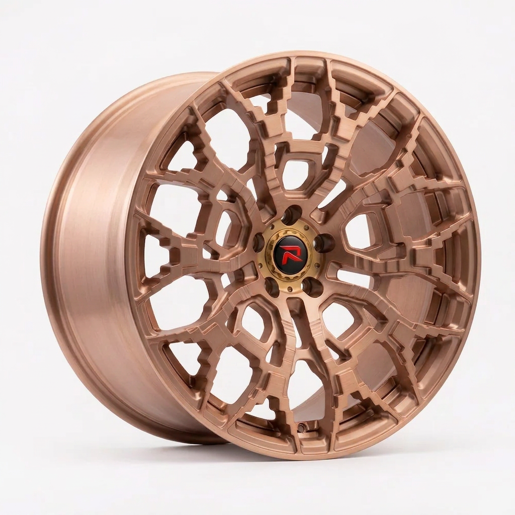 RZR XLIX forged wheel — Brushed Rose Gold