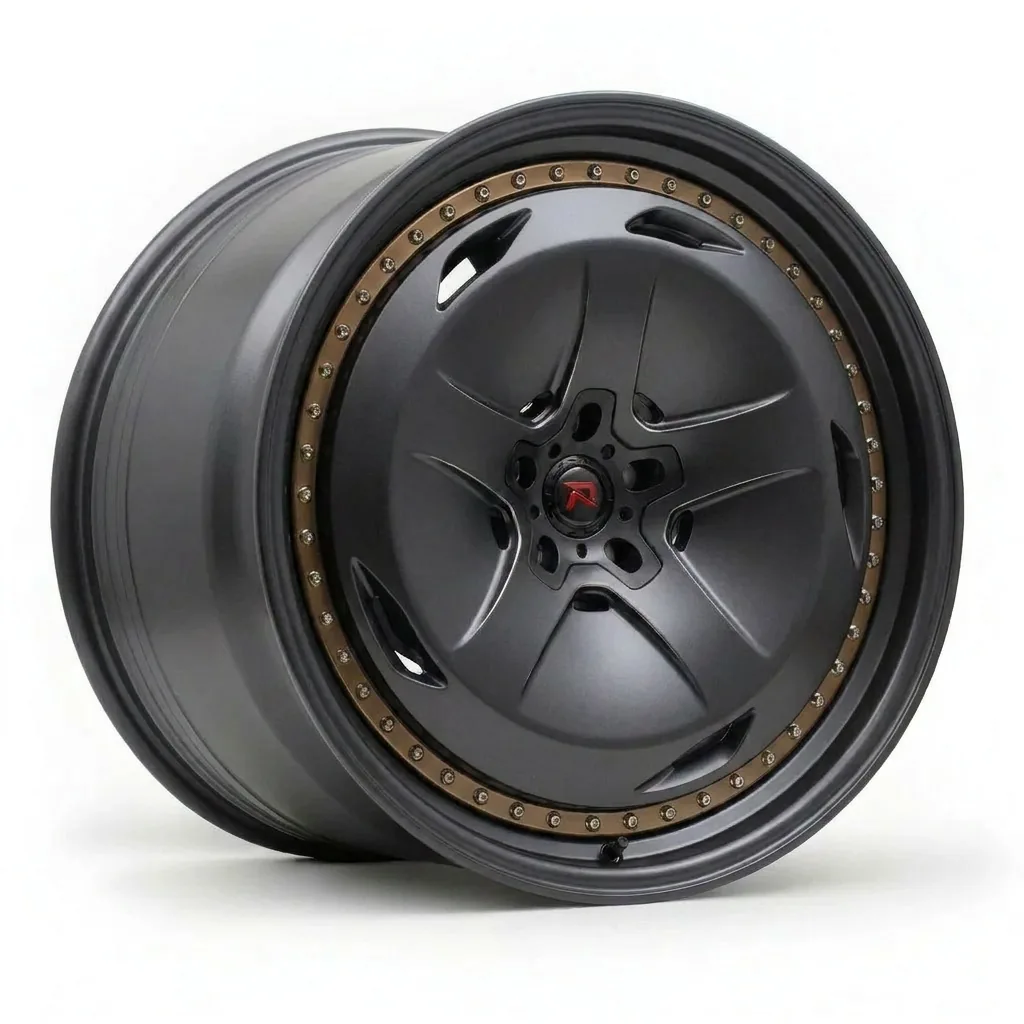 RZR XIV forged wheel — Charcoal Satin