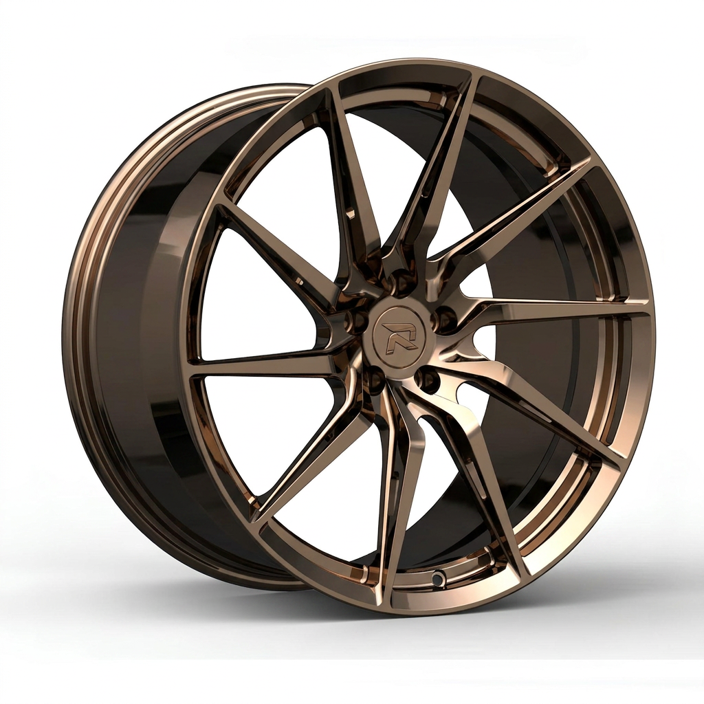RZR CXLIV forged wheel — Tinted Bronze Chrome