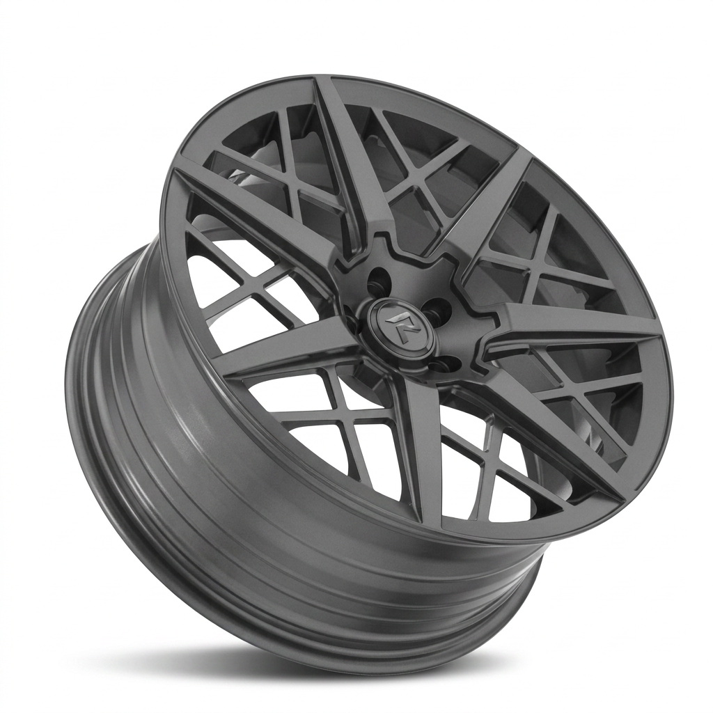 RZR LXXII forged wheel — Satin Gunmetal