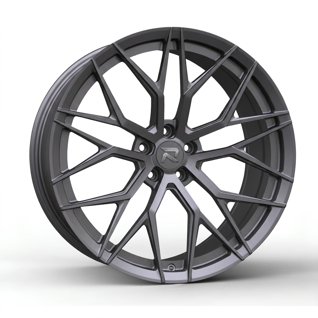 RZR CXXIX forged wheel — Satin Titanium Grey