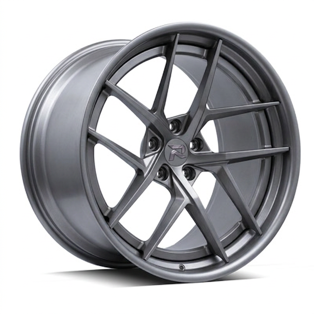 RZR CVII forged wheel — Satin Gunmetal