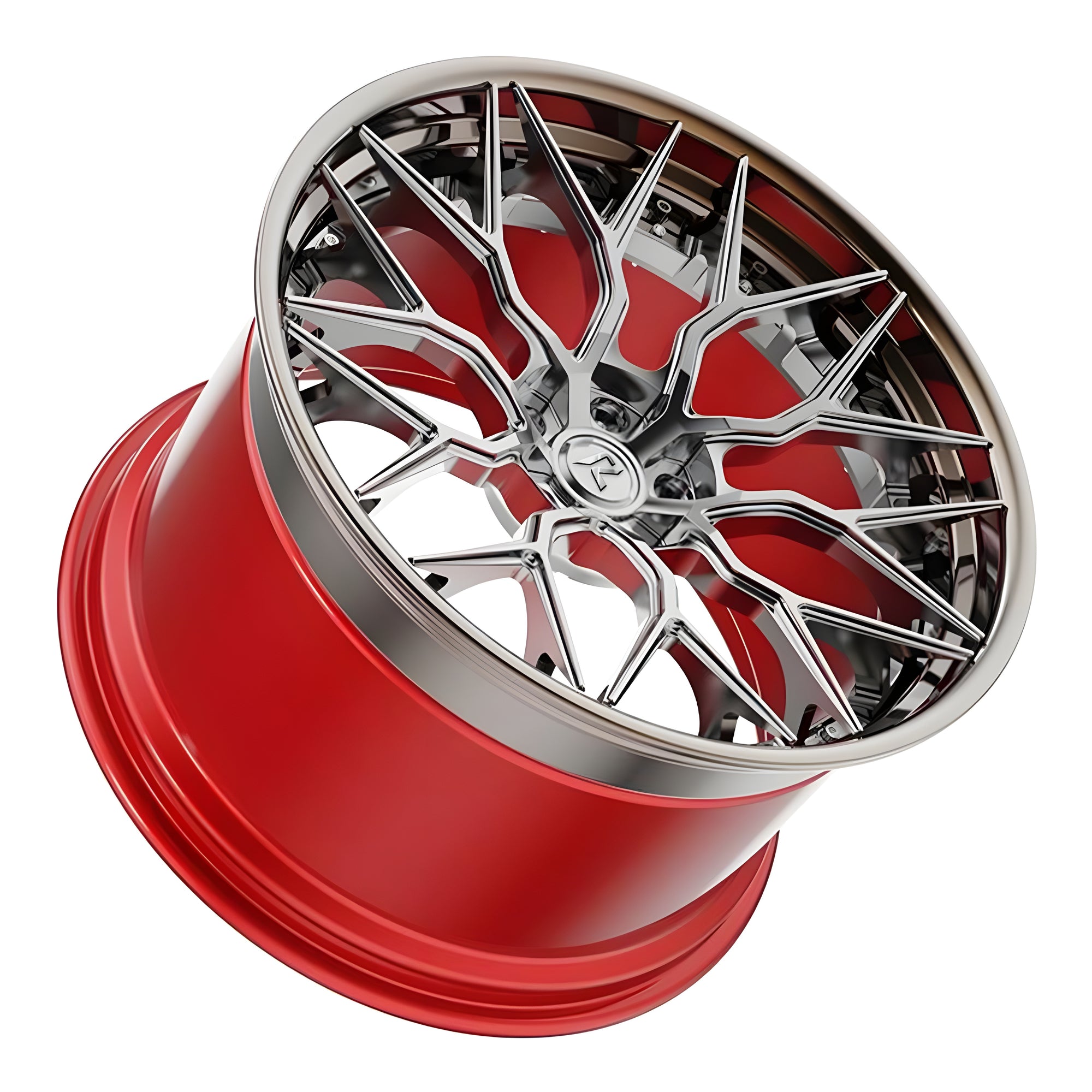 RZR I forged wheel for Porsche 911 (992) — A split five-spoke design with a stepped outer lip for an unmistakable presence.