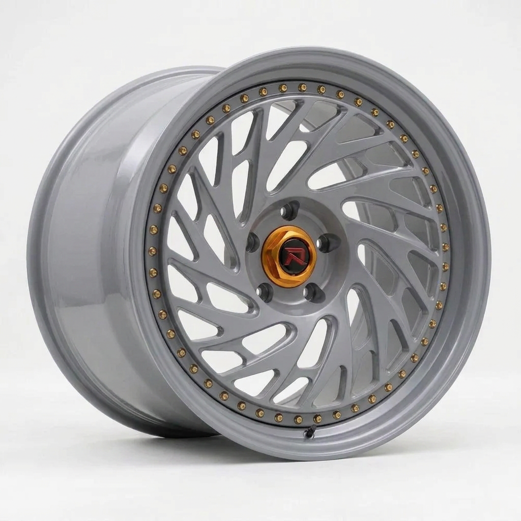RZR LVI forged wheel — Gloss Nardo Grey
