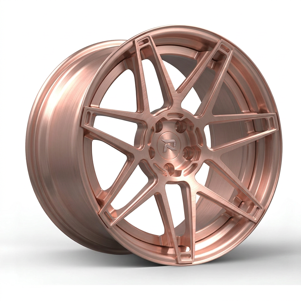 RZR CLXIV forged wheel — Brushed Rose Gold
