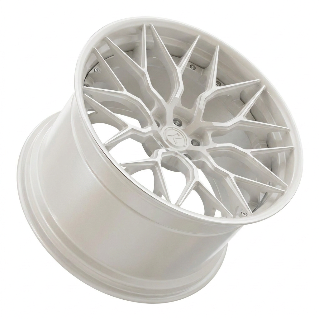 RZR I forged wheel — Satin White Pearl