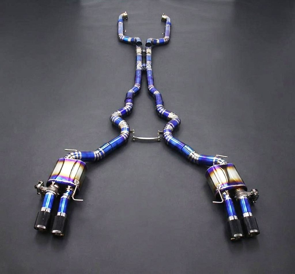 BMW M5 F10 F11 titanium valvetronic exhaust system