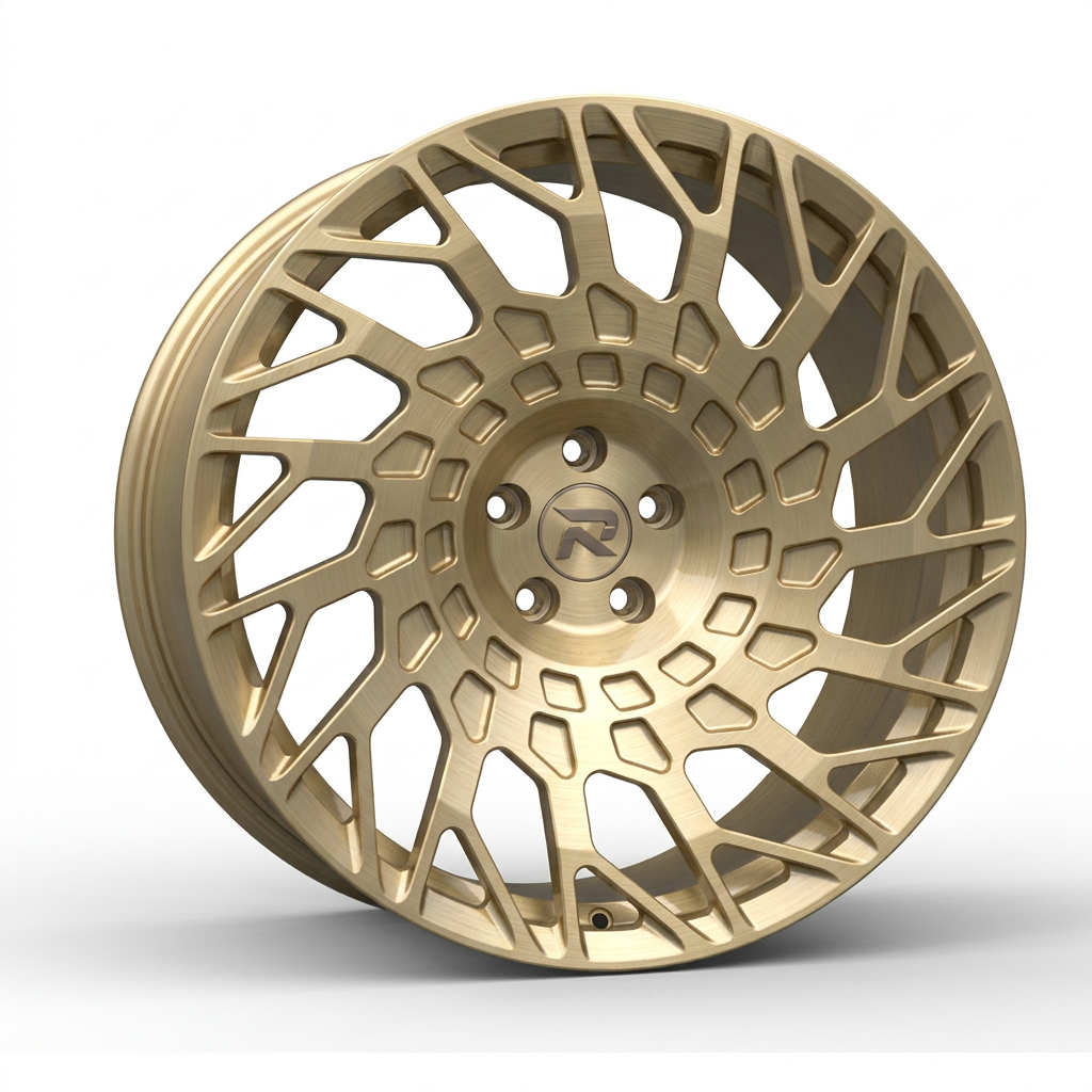 RZR CXLVII forged wheel — Brushed Champagne Gold