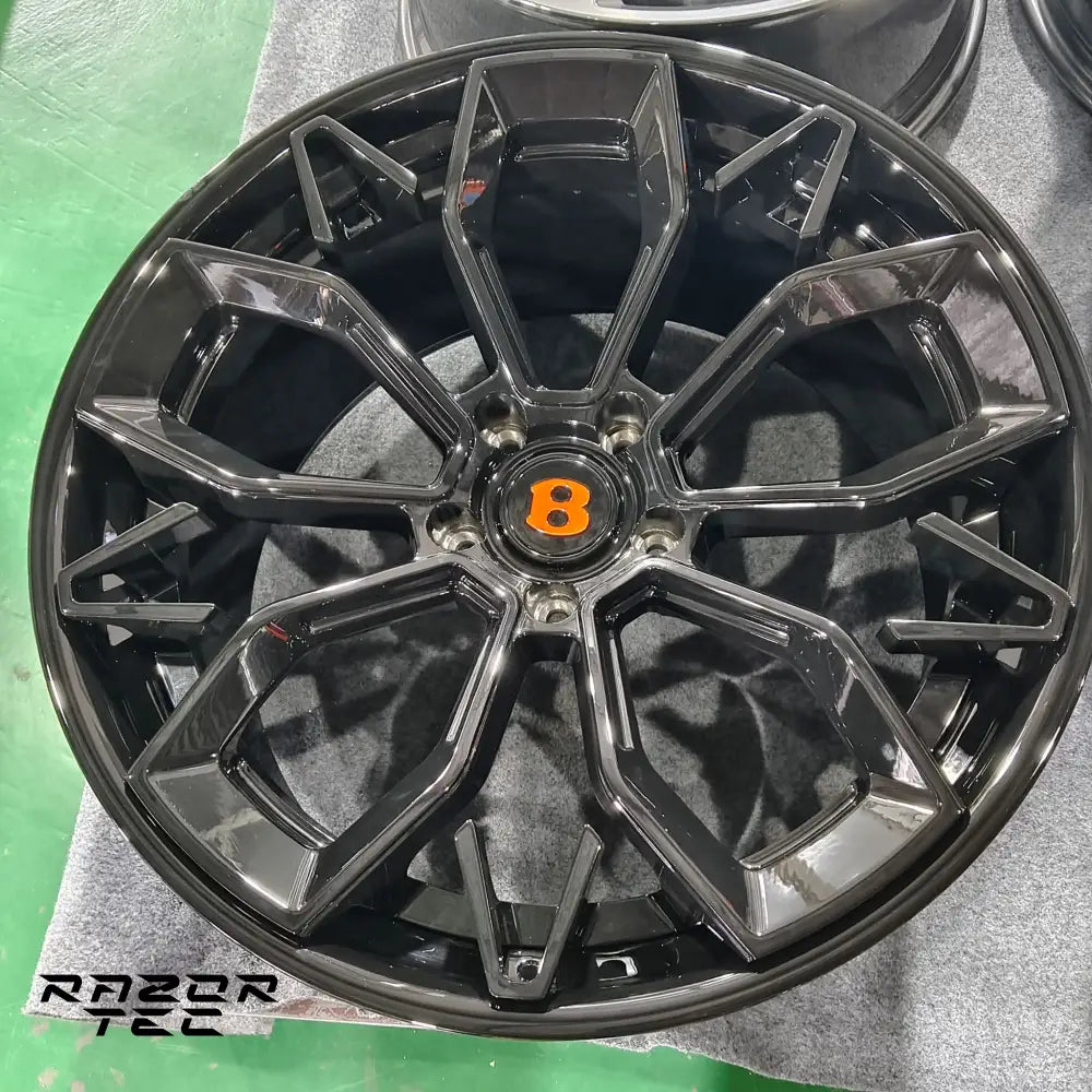 22’ BENTELY GT FORGED WHEELS GLOSS BLACK Production