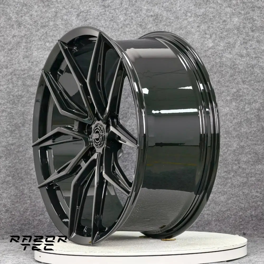 22’ GLOSS BLACK FORGED WHEELS completed