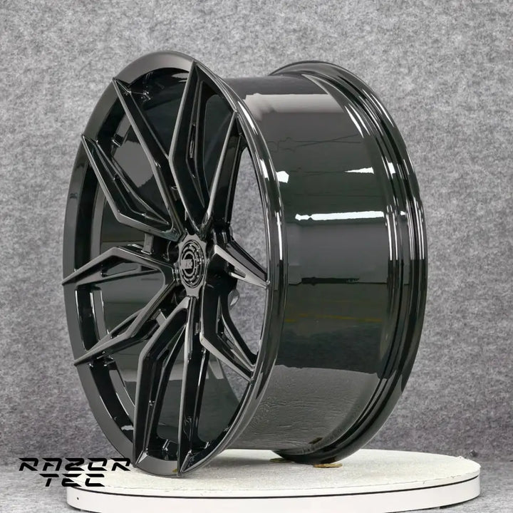 22’ GLOSS BLACK FORGED WHEELS completed