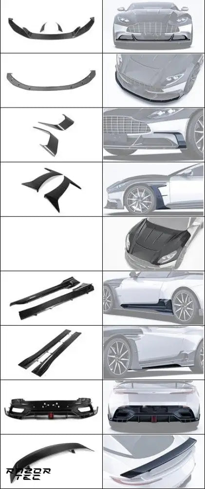 ASTON MARTIN DB11 CARBON AERO PARTS