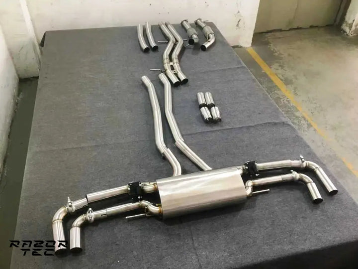 AUDI Q8 55 TFSI VALVETRONIC EXHAUST SYSTEM