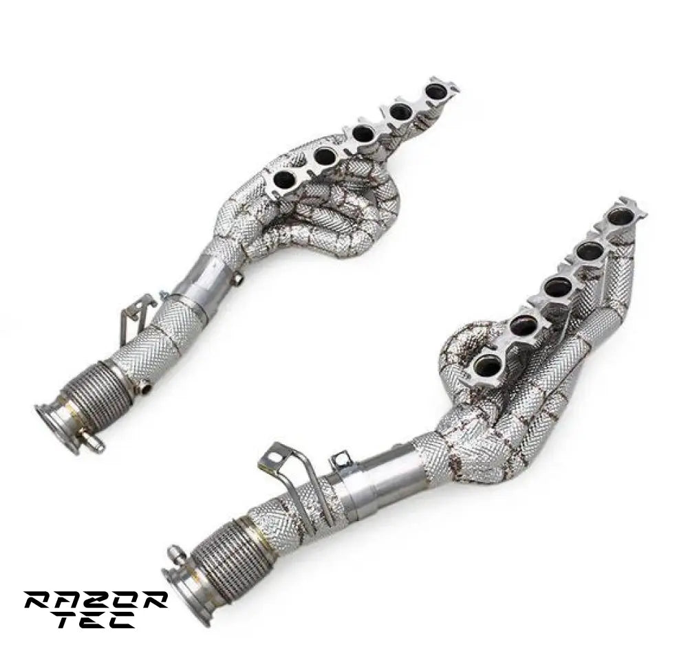 AUDI R8 V10 5.2 EXHAUST MANIFOLD HEADERS