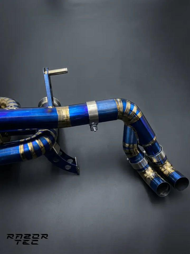 AUDI R8 V8 RAZOR TITANIUM VALVED EXHAUST