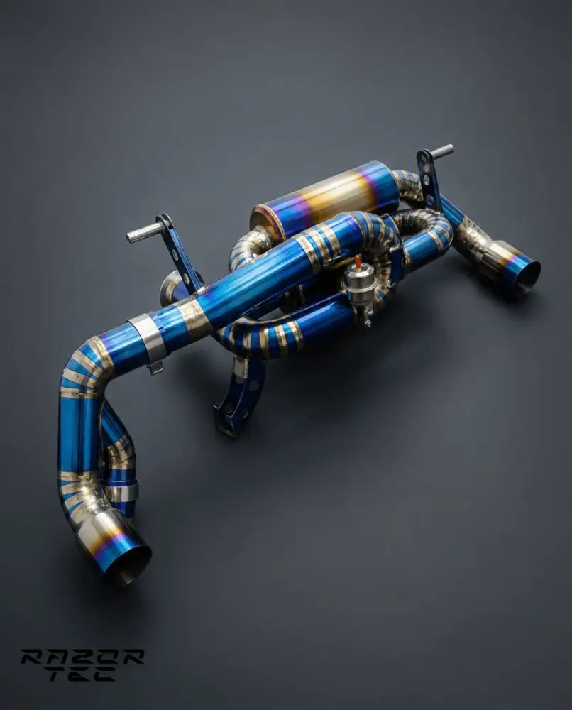 AUDI R8 V8 RAZOR TITANIUM VALVED EXHAUST