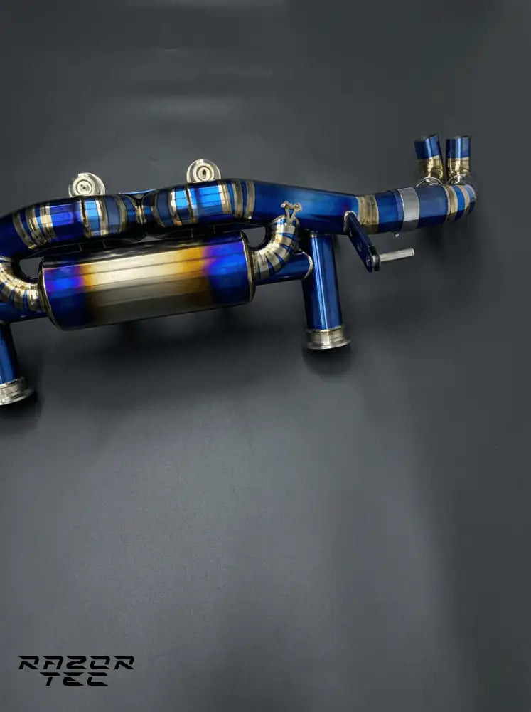 AUDI R8 V8 RAZOR TITANIUM VALVED EXHAUST