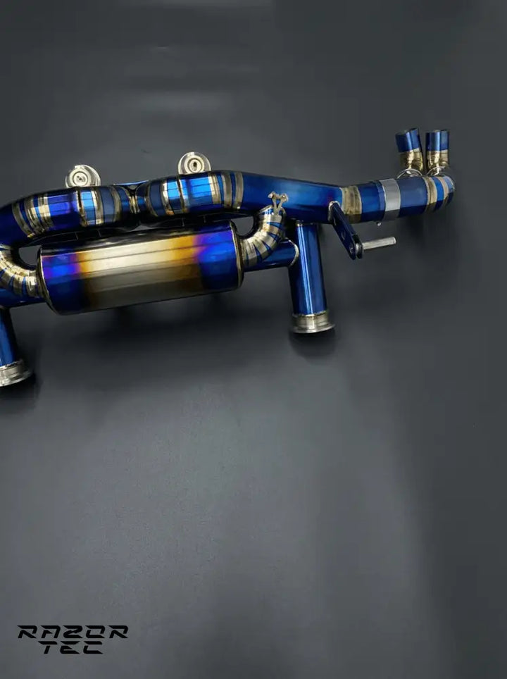 AUDI R8 V8 RAZOR TITANIUM VALVED EXHAUST