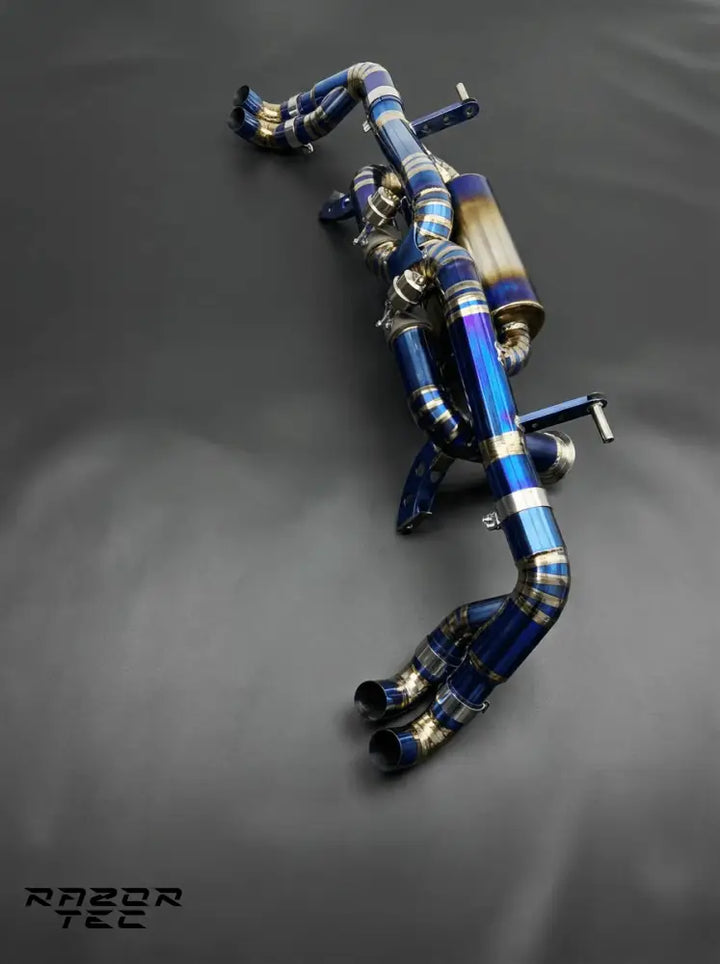 AUDI R8 V8 RAZOR TITANIUM VALVED EXHAUST