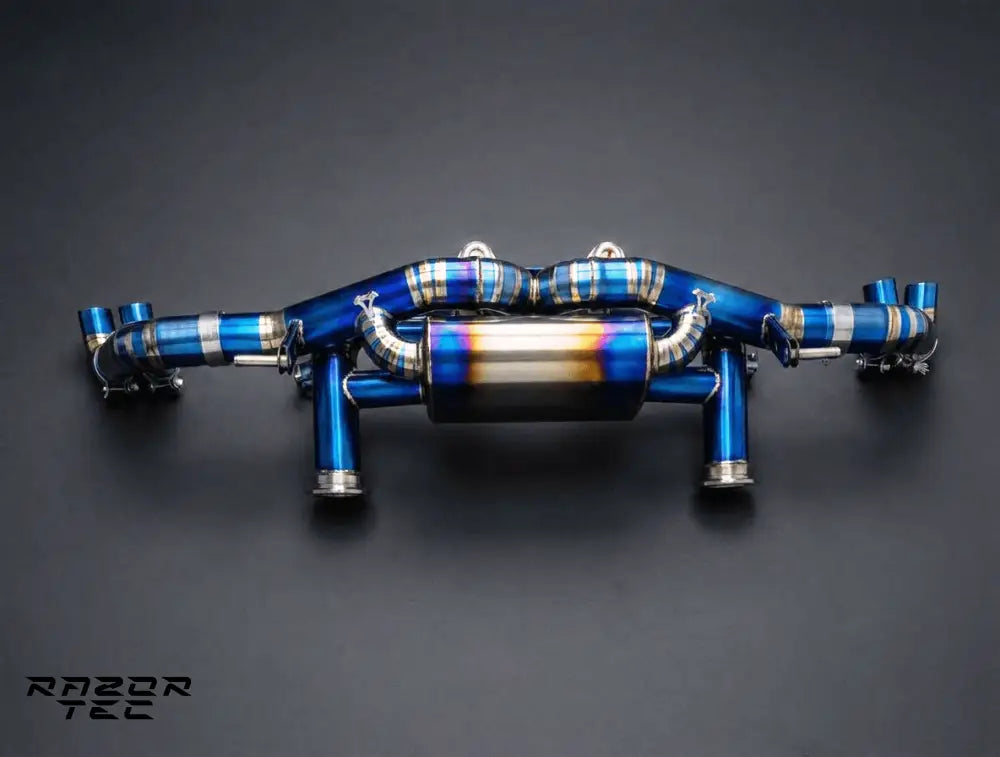 AUDI R8 V8 RAZOR TITANIUM VALVED EXHAUST