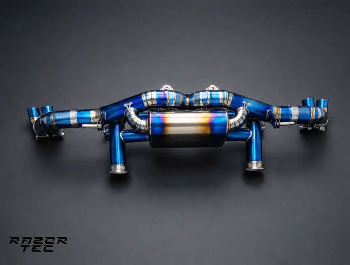 AUDI R8 V8 RAZOR TITANIUM VALVED EXHAUST