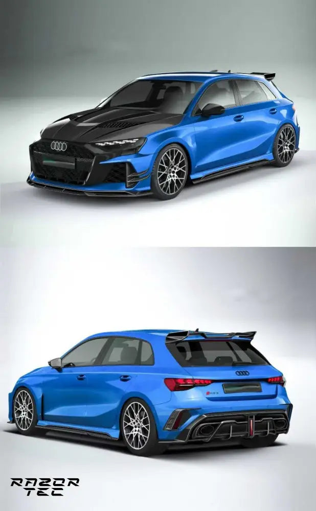 AUDI RS3 8Y CARBON FIBER KIT FACELIFT 2025+