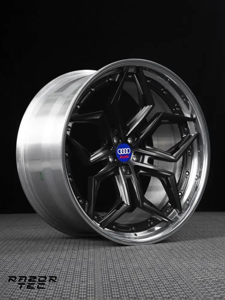 AUDI RS6 2-PIECE FORGED WHEELS - MATCHING BRAKE CALIPERS
