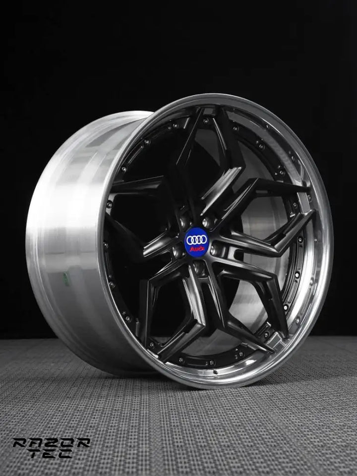AUDI RS6 2-PIECE FORGED WHEELS - MATCHING BRAKE CALIPERS