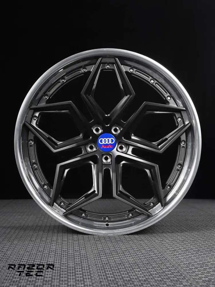 AUDI RS6 2-PIECE FORGED WHEELS - MATCHING BRAKE CALIPERS