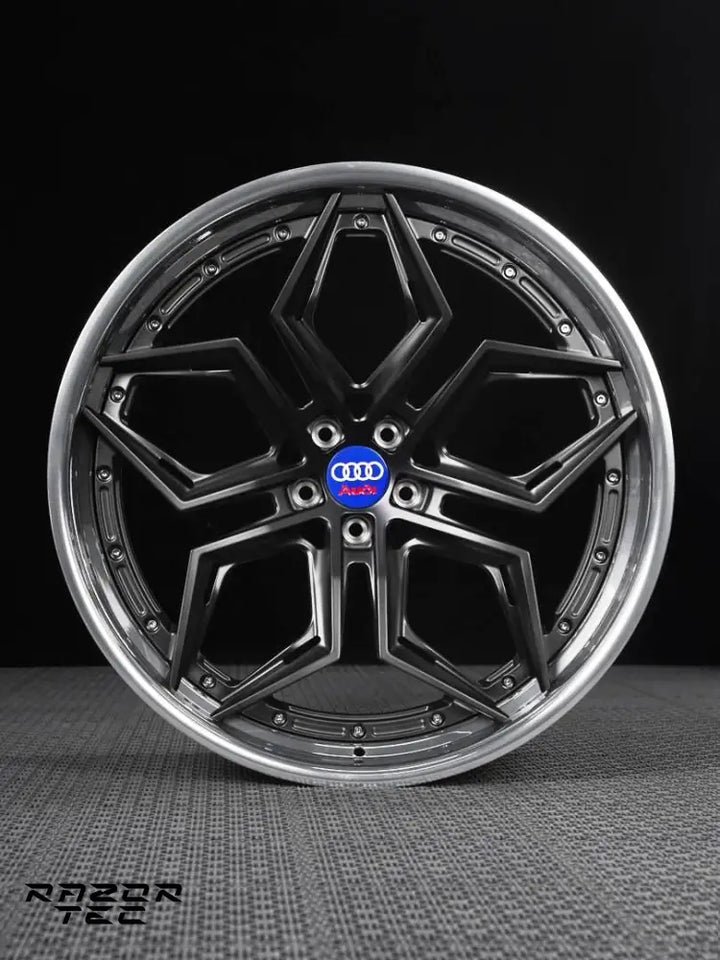 AUDI RS6 2-PIECE FORGED WHEELS - MATCHING BRAKE CALIPERS