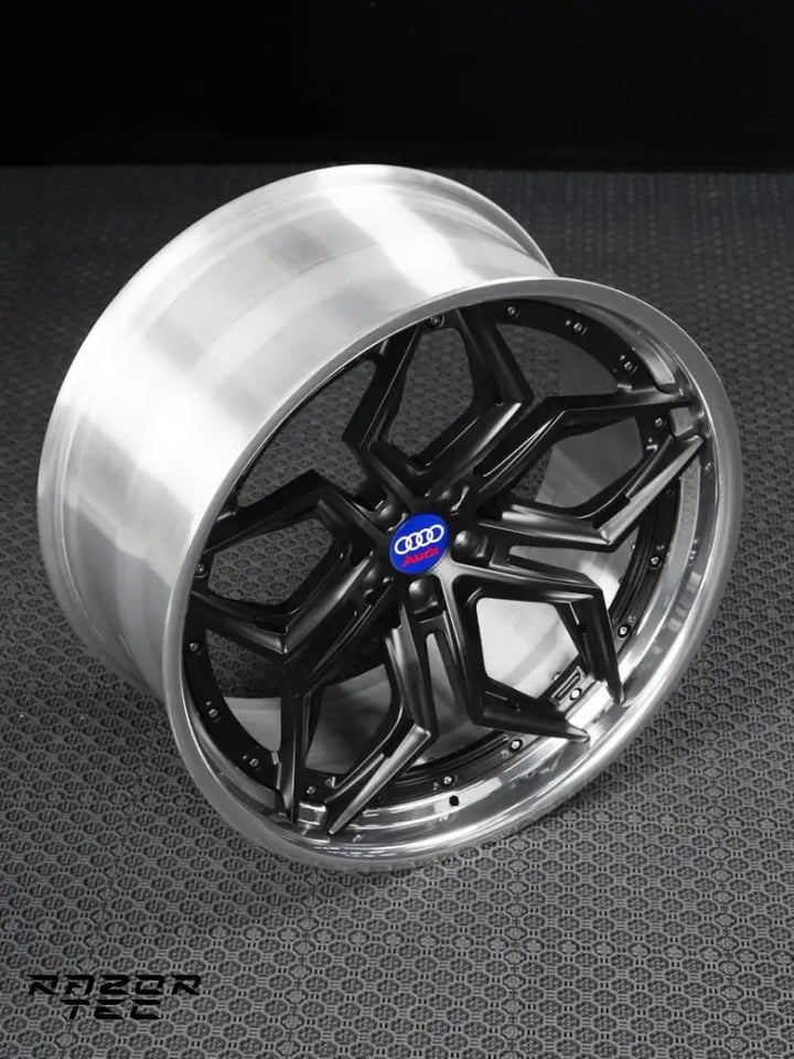 AUDI RS6 2-PIECE FORGED WHEELS - MATCHING BRAKE CALIPERS