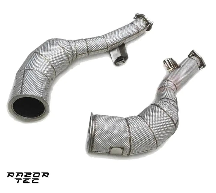 AUDI RS6 C8 4.0L CATLESS / CATTED DOWNPIPES