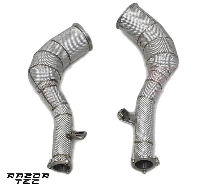 AUDI RS6 C8 4.0L CATLESS / CATTED DOWNPIPES