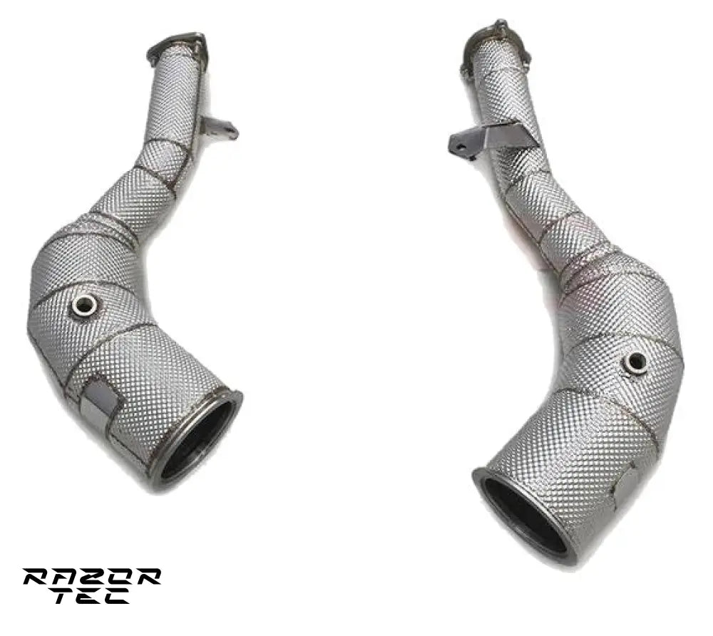 AUDI RS6 C8 4.0L CATLESS / CATTED DOWNPIPES