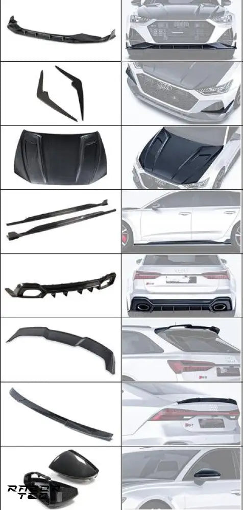 AUDI RS7 C8 RAZOR CARBON FIBER KIT