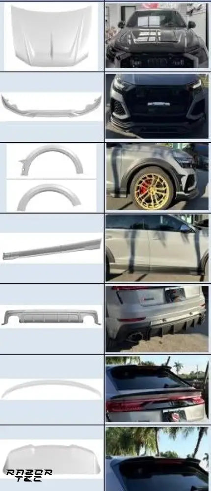 AUDI RSQ8 CARBON FIBER KIT