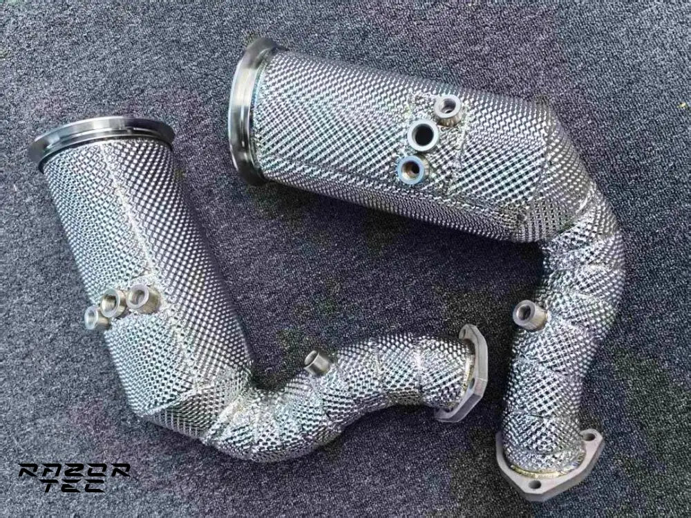 AUDI RSQ8 DOWNPIPES CATLESS OR WITH SPORT CATS