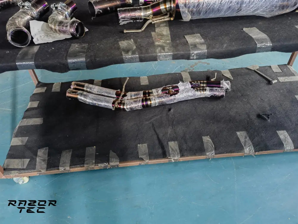 BENTLEY BENTAYGA RAZOR TITANIUM CATBACK EXHAUST - PURPLE EDITION