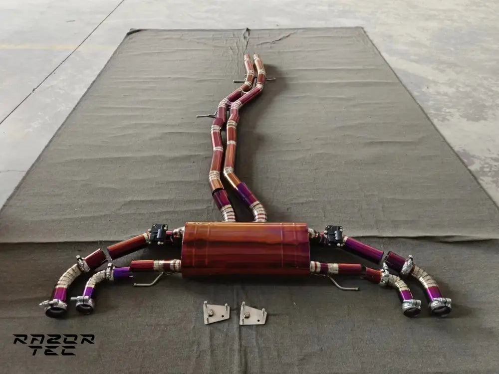 BENTLEY BENTAYGA RAZOR TITANIUM CATBACK EXHAUST - PURPLE EDITION