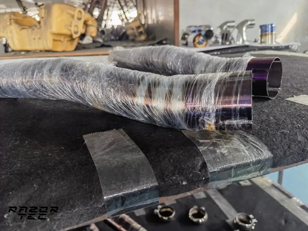 BENTLEY BENTAYGA RAZOR TITANIUM CATBACK EXHAUST - PURPLE EDITION