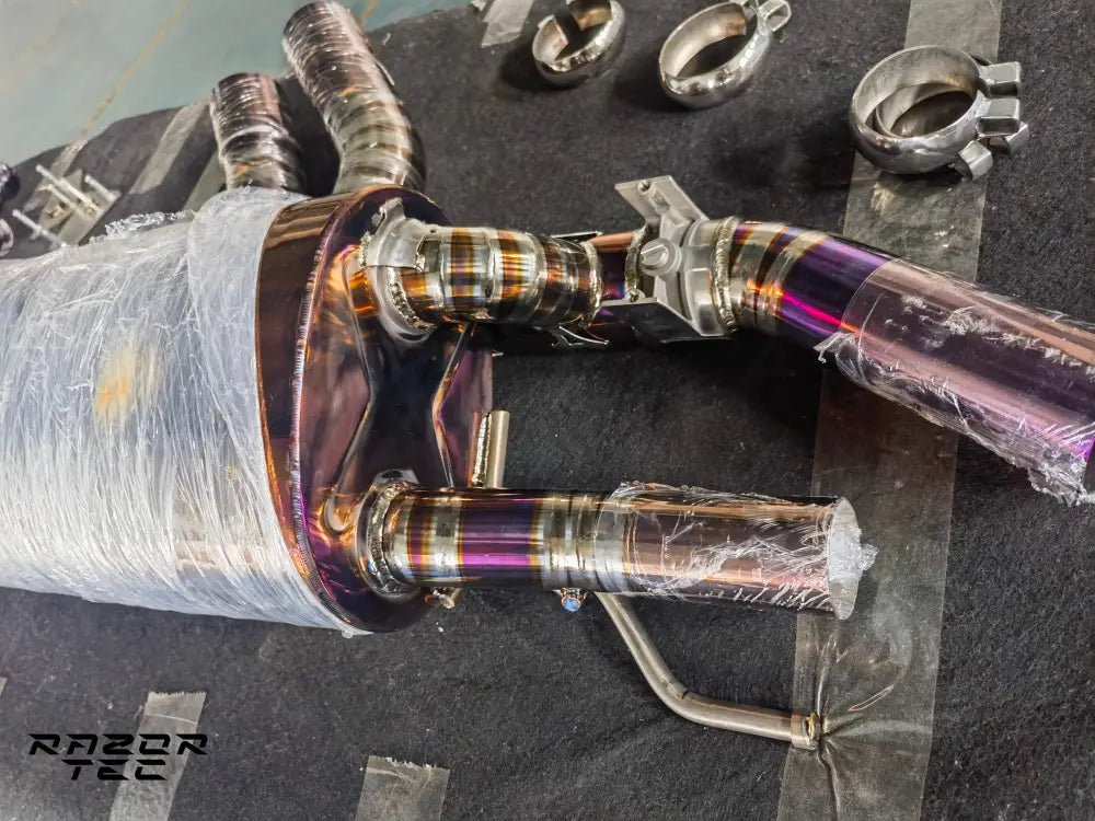 BENTLEY BENTAYGA RAZOR TITANIUM CATBACK EXHAUST - PURPLE EDITION