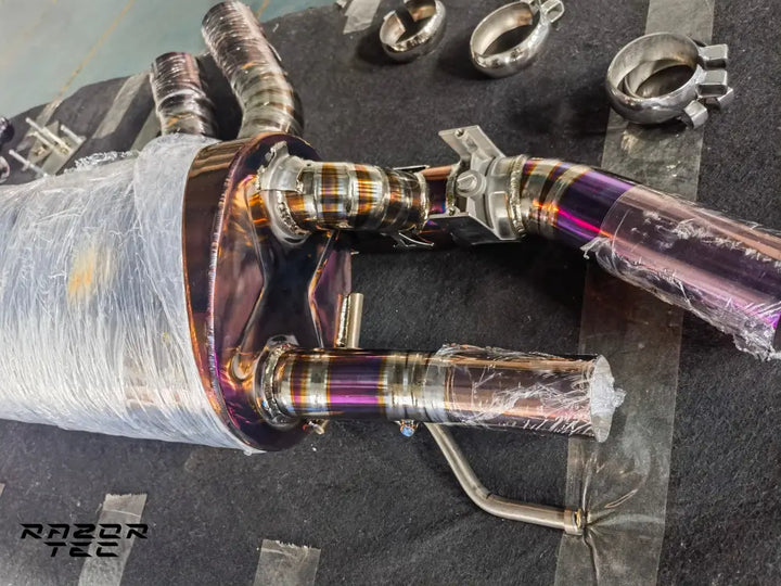 BENTLEY BENTAYGA RAZOR TITANIUM CATBACK EXHAUST - PURPLE EDITION